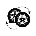car wheel changing icon vector 600nw 2162911001