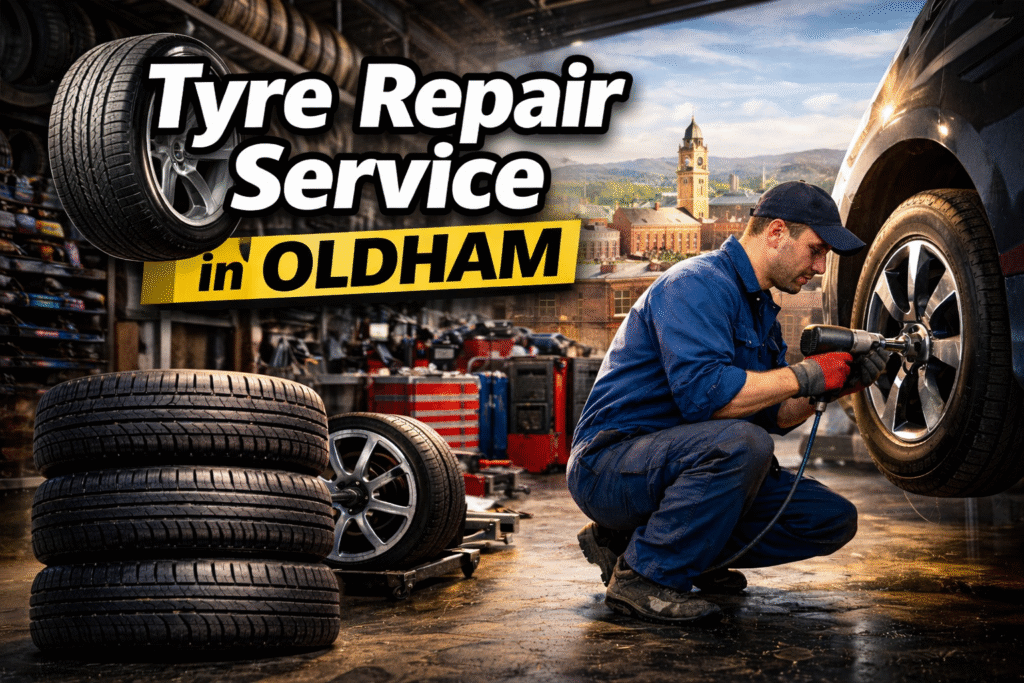 Tyre repair service in Oldham